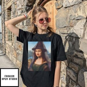 Mona Lisa Witch Portrait T-Shirt