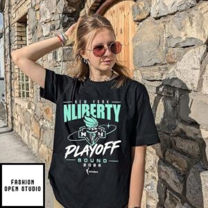 New York Liberty 2026 WNBA Playoffs Bound Logo T-Shirt