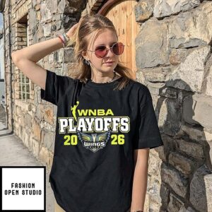 Official Dallas Wings 2026 WNBA Playoffs Logo T-Shirt
