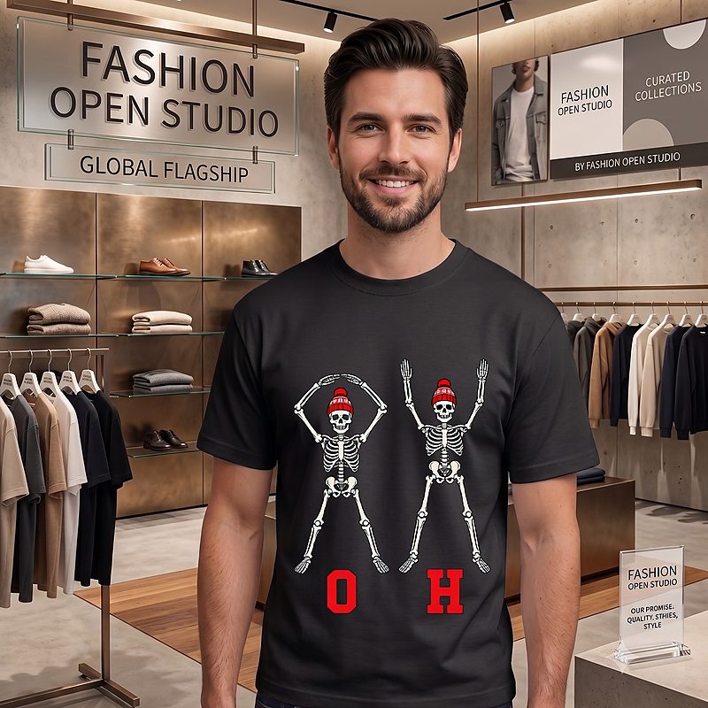 Oh Io Skeleton Couples Costume T-Shirt Oh Io Skeleton Couples Costume T-Shirt