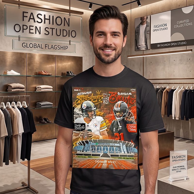 Pittsburgh Steelers Vs Cleveland Browns Aaron Rodgers Denzel Ward NFL 8 21 T-Shirt Pittsburgh Steelers Vs Cleveland Browns Aaron Rodgers Denzel Ward NFL 8 21 T-Shirt
