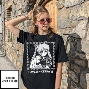 Sailor Moon Have A Nice Day Bootleg Anime T-Shirt