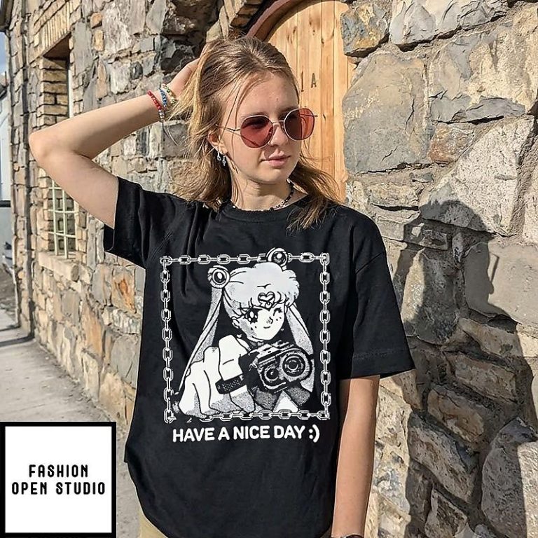 Sailor Moon Have A Nice Day Bootleg Anime T-Shirt