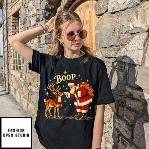 Santa Claus Boop Rudolph The Red-Nosed Reindeer T-Shirt
