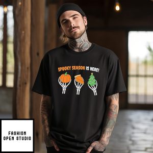 Spooky Season Is Here Pumpkin Pie Christmas Tree T-Shirt