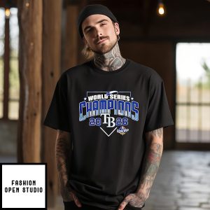 Tampa Bay Rays 2026 World Series Champions Mlb Logo T-Shirt