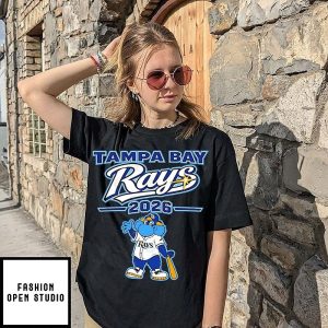Tampa Bay Rays Mascot 2026 Mlb Baseball T-Shirt