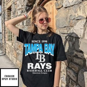 Tampa Bay Rays Since 1998 Baseball Club American League T-Shirt