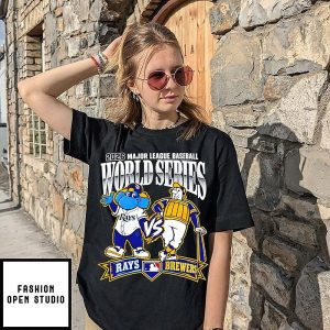 Tampa Bay Rays Vs Milwaukee Brewers 2026 Major League Baseaball World Series Mascot T-Shirt