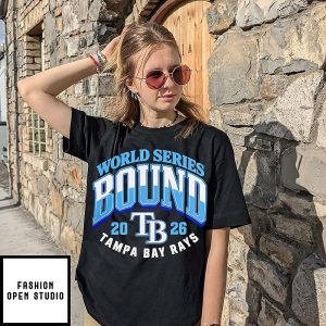 Tampa Bay Rays World Series Bound 2026 Tb Logo T-Shirt