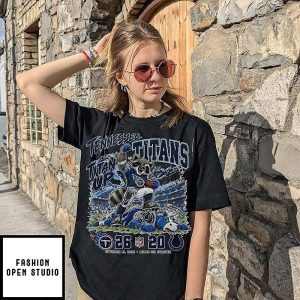 Tennessee Titans 26 20 Win Over Indianapolis Colts Game Day Mascot T-Shirt