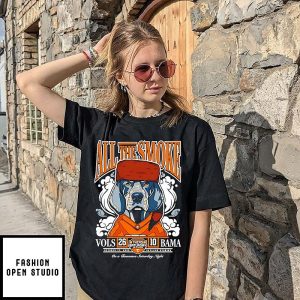 Tennessee Volunteers All The Smoke Third Saturday In October 26-10 Victory T-Shirt