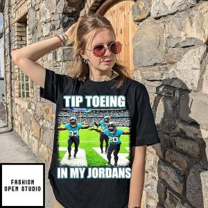 Tip Toeing In My Jordans Jaguars T-Shirt