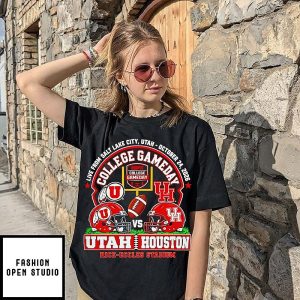 Utah Vs Houston 2026 College Gameday Helmets Matchup T-Shirt
