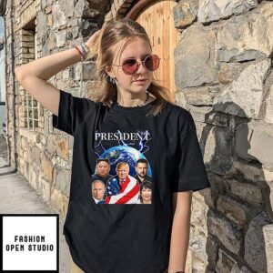 Vintage President Trump Putin Kim Jong-Un Zelenskyy Takaichi Sanae T-Shirt