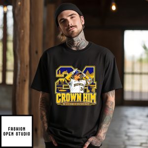 William Contreras Crown Him Milwaukee Brewers Skyline Signature T-Shirt