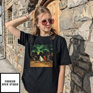 Witch Ghost Pumpkin Skeleton Halloween T-Shirt