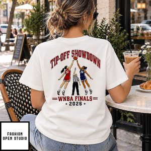 Wnba Finals 2026 Tip Off Showdown Jump Ball Matchup 22 Vs 24 Basketball T-Shirt