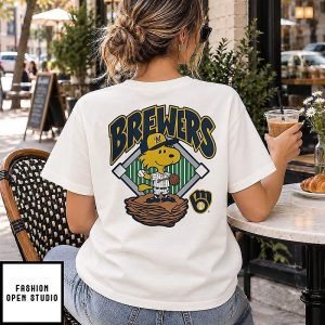 Woodstock Milwaukee Brewers Win Our Way Baseball T-Shirt