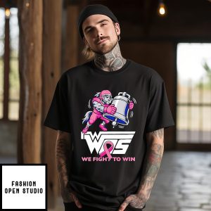 Wos Mustangs Ribbon We Fight To Win T-Shirt
